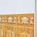 Панель ПВХ с блестящим фризом "Акватон" (10 мм) "Лев" цвет Золотой 250*2700 мм