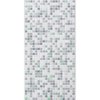 Листовая панель пвх  геометрия зеленая 955*488 мм