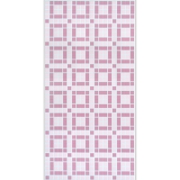 Листовая панель пвх  шоколадка розовая 955*488 мм