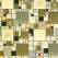 Листовая панель ПВХ "Регул" мозаика "Модерн оливковый" 955*488*0,4 мм