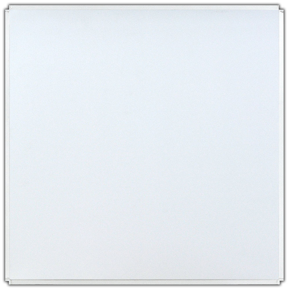 Плита потолочная алюминиевая "PRIMET" Белая матовая 595*595*0,30 мм, Line