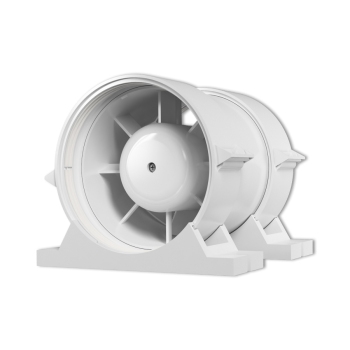 Вентилятор ЭРА PRO 6 осевой канальный приточно-вытяжной с крепежным комплектом D160
