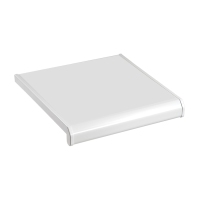 Подоконник ПВХ (Данке) Elesgo Standard Белый матовый 550 мм