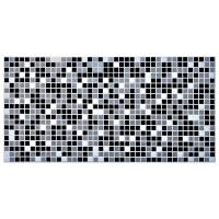 Листовая панель ПВХ "GRACE" Мозаика черная 955*480*0,3 мм