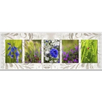 Интерьерная панель "Акватон" Полевые цветы 695*2070*3 мм