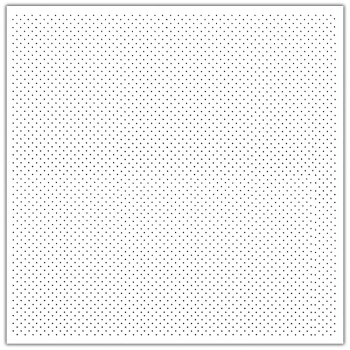 Плита потолочная алюминиевая "CESAL" Белая матовая ПЕРФОРИРОВАННАЯ 595*595*0,4 мм, Line T-24, 3306