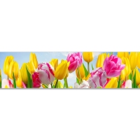 Интерьерная панель "Акватон" Тюльпаны 610*2440*3 мм