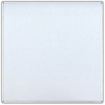 Плита потолочная алюминиевая "CESAL" Жемчужно-белая 595*595*0,32 мм, TEGULAR К90° PROFI, С01