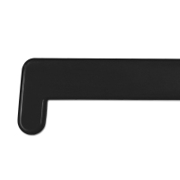 Заглушка на подоконник (Кристаллит) Чёрный 700 мм