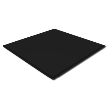 Плита потолочная алюминиевая "CESAL" Черная матовая 595*595*0,32 мм, Line T-24 PROFI, 3305