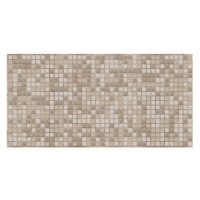 Листовая панель ПВХ "GRACE" Мозаика коричневая с узорами 955*480*0,3 мм