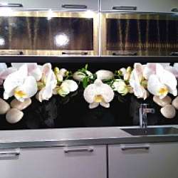 Интерьерная панель Белая орхидея фото