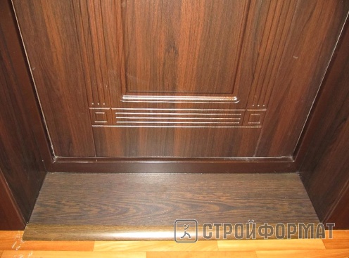 Дверной откос из МДФ и порог фото