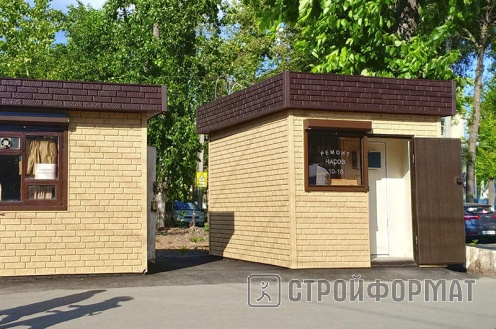 Фасадные панели Ю-Пласт Кирпич коричневый и песочный фото