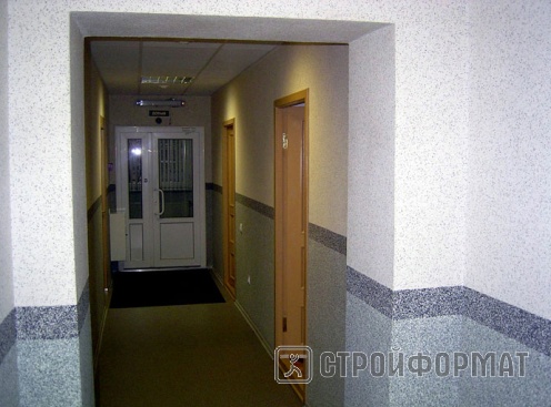 Мозаичная штукатурка MIXAN в отделке коридора фото