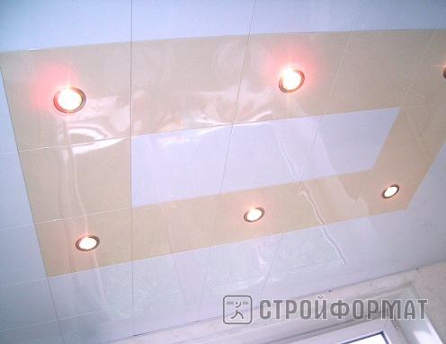 Алюминиевые кассетные потолки Cesal сочетание цветов фото