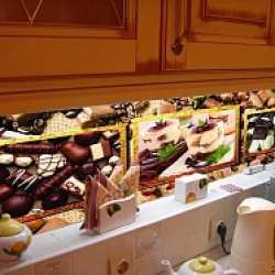 Интерьерная панель Шоколадная сказка на кухне фото