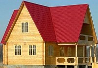 Монтеррей коричнево-красный крыша