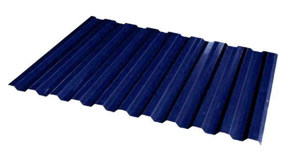 Профлист сс-10 синий ral 5005, 2000*1190*0,5 мм, без защ.пленки (раб.шир.1160мм)