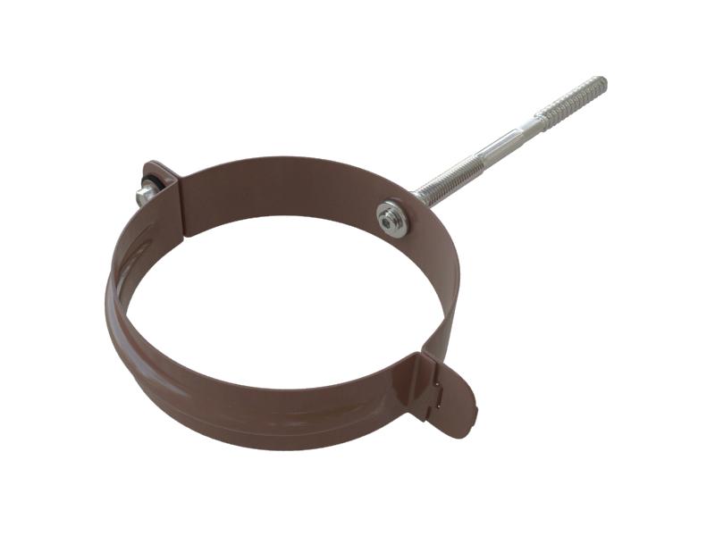 Водосточная система ПВХ (АП) "Стандарт" Хомут трубы Металлический Коричневый