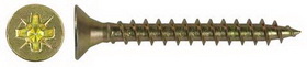 Саморез оконный PZ 6*70мм, желтый, острый, потай (10 шт) Саморез оконный PZ 6*70мм, желтый, острый, потай (10 шт)