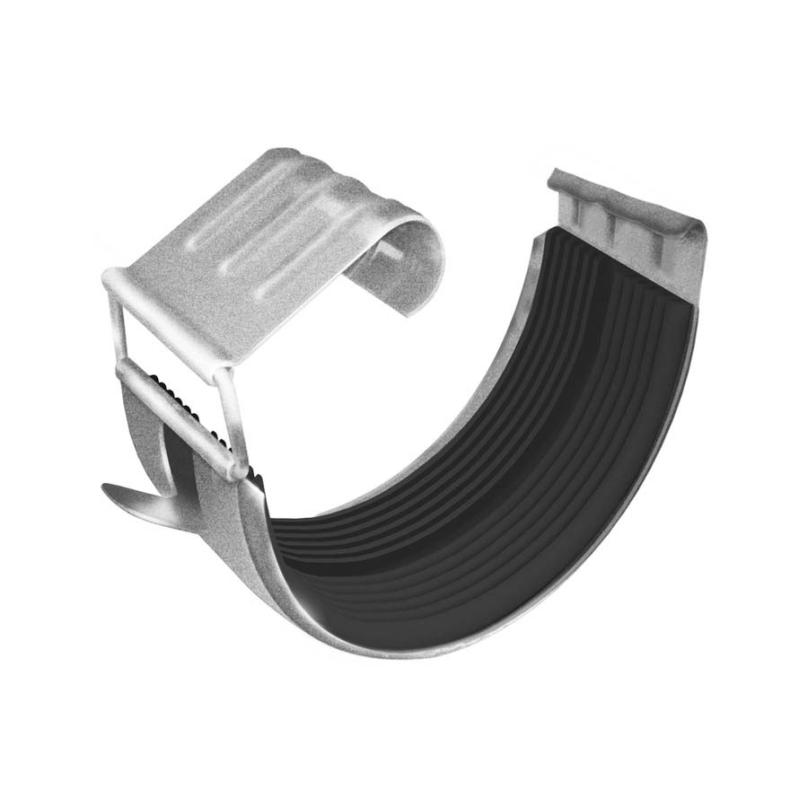 Водосточная система металлическая (GL) Соединитель желоба, d=150 мм, БЕЛЫЙ (RAL 9003)