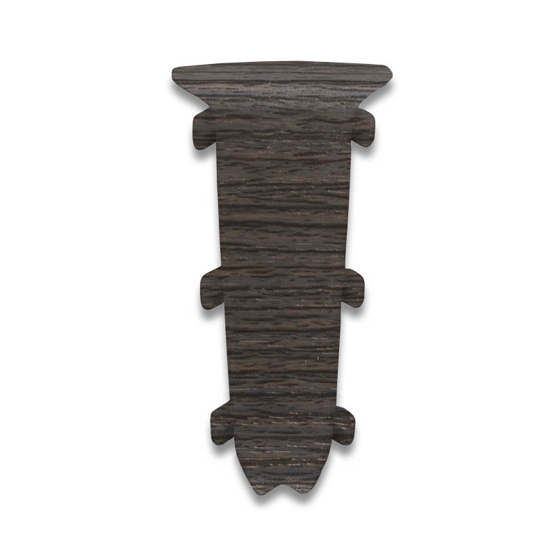 Угол внутренний ПВХ (Деконика) 70мм 352 Каштан серый