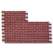 Фасадная панель (АП) "КИРПИЧ" Красный 1140*480 мм (раб.размер 1010*450) упак. 10 шт