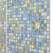 Листовая панель ПВХ "Регул" мозаика Медальон  синий 955*488*0,4мм