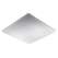 Плита потолочная алюминиевая "CESAL" Хром Люкс 595*595*0,45 мм, TEGULAR К90°, А08