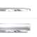 Плита потолочная алюминиевая "CESAL" Хром Люкс 595*595*0,45 мм, Line T-24, А08
