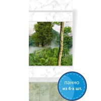 Панель ПВХ "ПанДА" (8 мм) 06210 "Тайна природы" 250*2700 мм (панно из 4шт.)