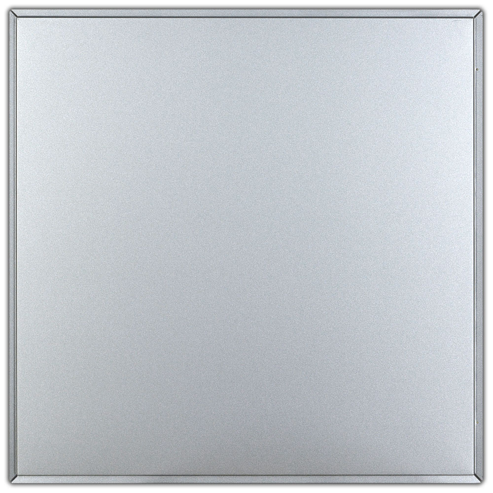 Плита потолочная алюминиевая "CESAL" Металлик 595*595*0,45 мм, TEGULAR К90°, 3313