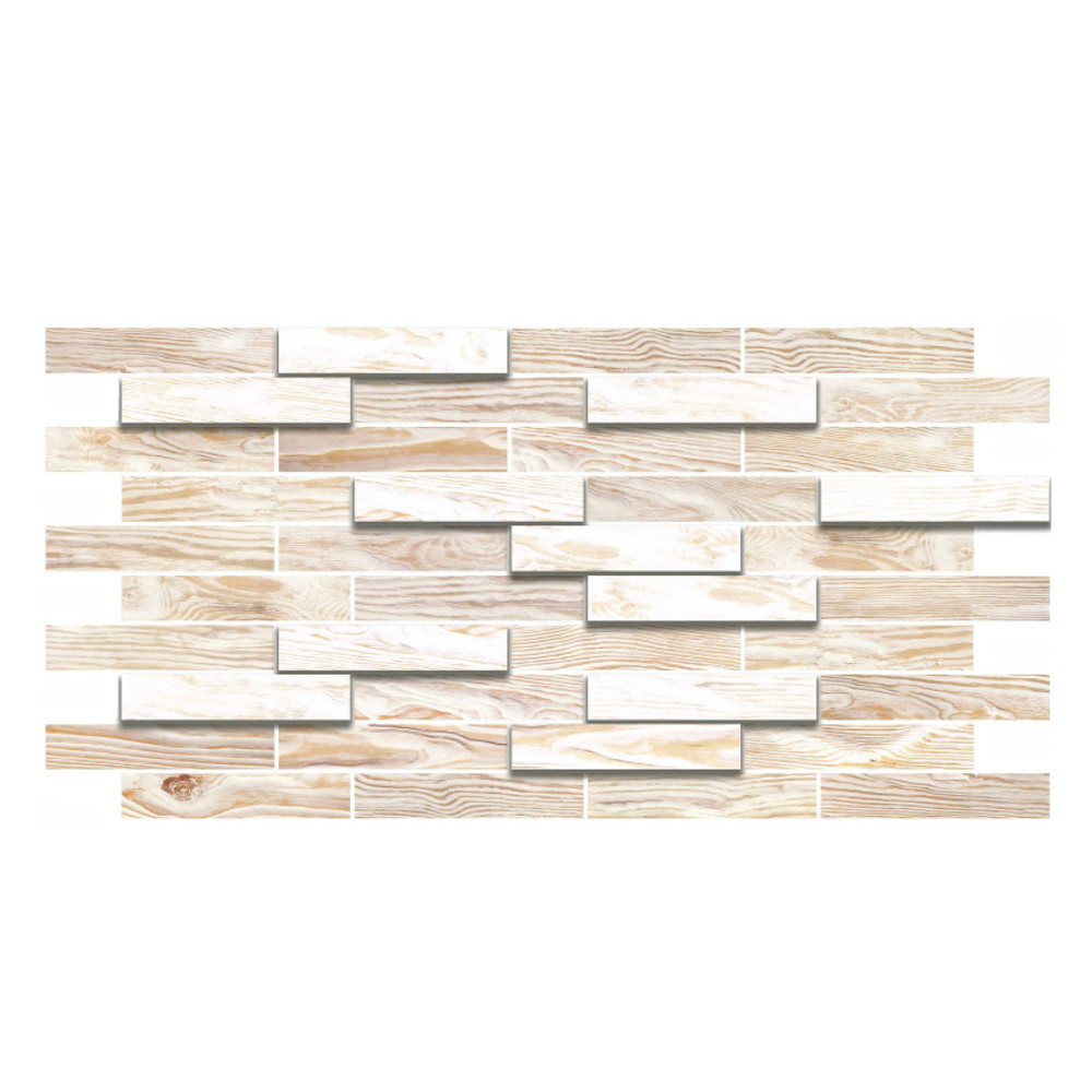 Пластиковая Листовая панель ПВХ "GRACE" Дерево Дуб беленый  980*480*0,3 мм