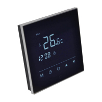Терморегулятор программируемый WarmLife с сенсорным зеркальным экраном/до 3,5кВт (встраиваемый)