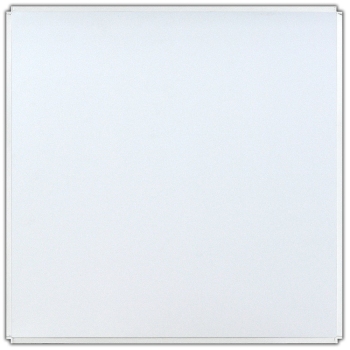 Плита потолочная алюминиевая "CESAL" Белая матовая 595*595*0,32 мм, Line T-24 PROFI, 3306