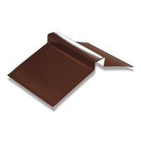 Конёк фигурный (размер 370*2000 мм) Шоколад RAL 8017