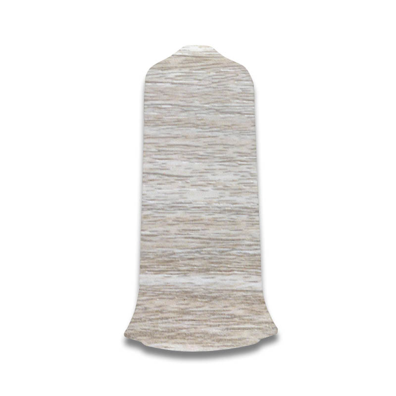 Угол внешний с крепежом ПВХ (Деконика) 85 мм 294 Орех антик