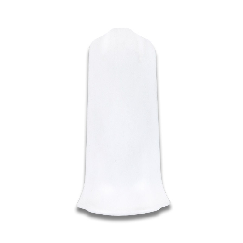 Угол внешний с крепежом ПВХ (Деконика) 85 мм 001 Белый матовый