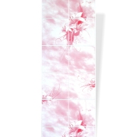 Панель влагост. коллекция "Букет Цветов" цвет Розовый 1220*2440*3 мм