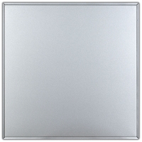 Плита потолочная алюминиевая "CESAL" Металлик 595*595*0,45 мм, TEGULAR К90°, 3313