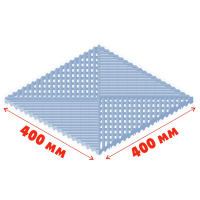 Газонная решетка "АП" голубая 400*400*18 мм (1,5 т/м2)