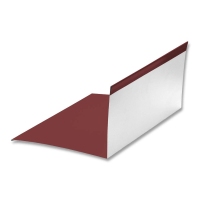 Планка примыкания (размер 420*2000 мм) Красно-коричневая RAL 3011