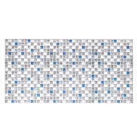 Листовая панель ПВХ "GRACE" Мозаика Коллаж голубой 960*480*0,3 мм