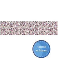 Листовая панель ПВХ "Регул" "Розы" 2832*645*1,5 мм с салфетками (панно их 3 шт)