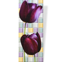 Панель ПВХ "Вента"(8мм) Магические тюльпаны (VE375E707Н) глянцевая 375*2700 (основной декор №1)