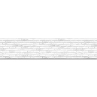 Интерьерная панель МДФ Albico 610*2400*6 мм (с пластик.п/матов.покрыт. CPL) Кирпич Гранж белый