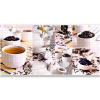 Листовая панель ПВХ "Регул" мозаика  Чайная церемония 955*488*0,3мм