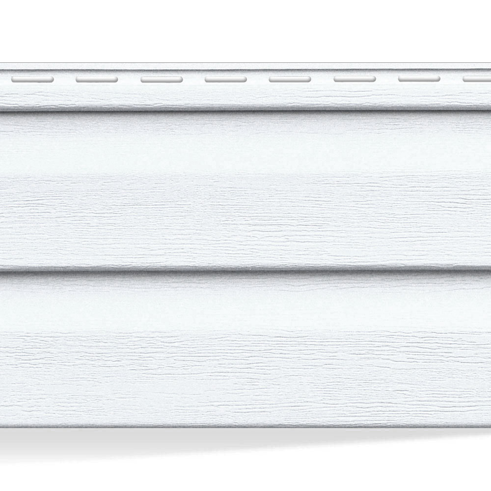 Сайдинг (АП) "АЛЯСКА" КЛАССИК Сноу  3000*205 мм ВИНИЛОВЫЙ