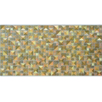 Листовая панель ПВХ  мозаика "Сахара золото" 955*488 мм